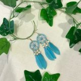 PENDIENTES ATRAPASUEÑOS AZULES