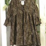 VESTIDO BABY DOLL ANIMAL PRINT