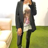BLAZER NEGRA MUJER ESTILOSA